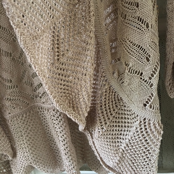 Open Work Cardigan Sweater - Picture 3 of 5